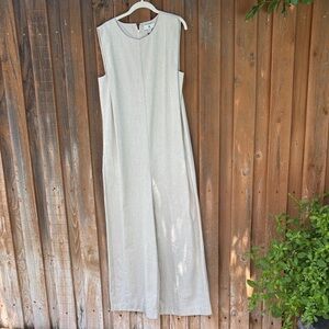 Banana Republic Linen Sleeveless Jumpsuit